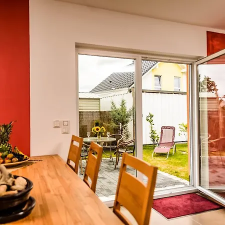 Daire Spreewaldferienhaeuser Am Deich *